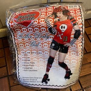 Women’s size small roller derby Halloween costume. SHORTS are not included